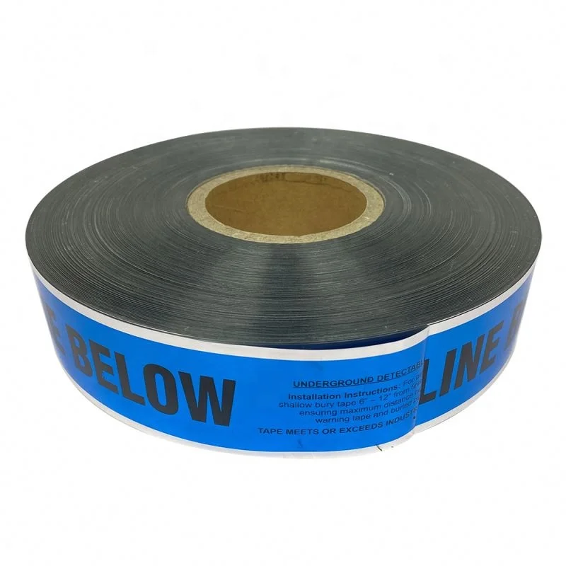 Custom Printing Logo Colorful Fiber-optic-cable-warning-tape Multistyle Danger Caution Carton With Warning Tape
