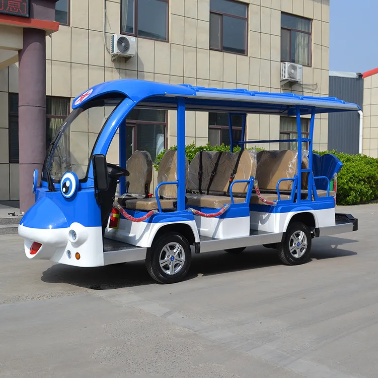 Sightseeing electric car with 11 passengers mini bus/car CE approved