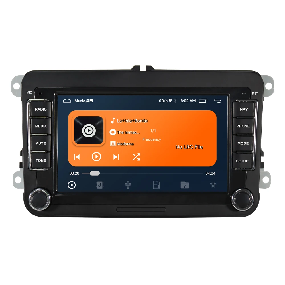 Автомагнитола 2Din 7 дюймов Android 10 0 для VW Golf Polo Beetle PASSAT CC Amarok поддержка FM/AM с GPS