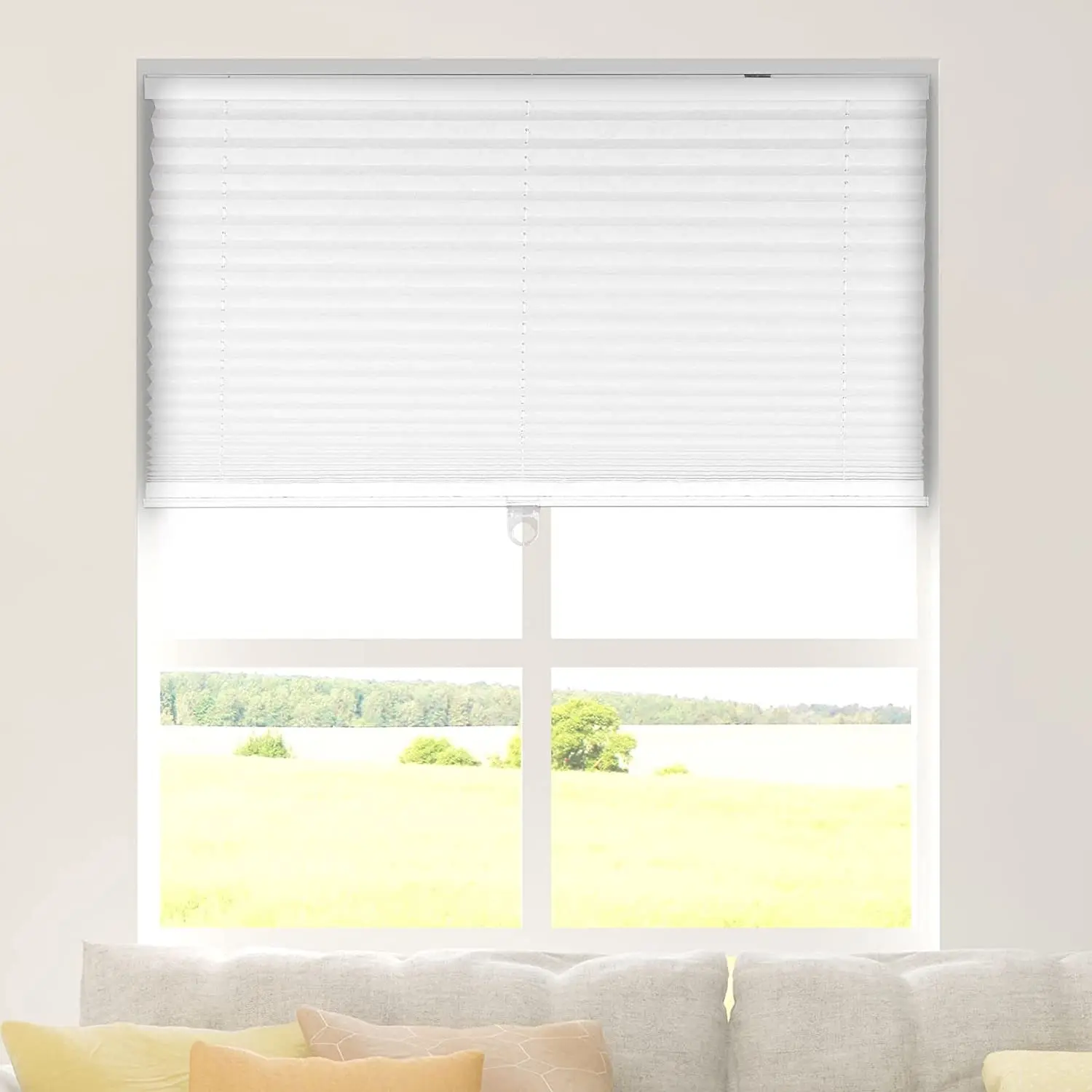 Wholesale Easy Install Cordless Light Filtering Cellular Shade Pleated Blinds