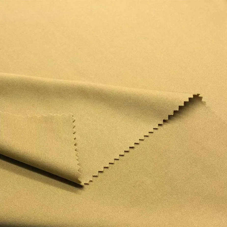 Good quality 2 time  heat setting double side dyed Zuric fabric  for garments