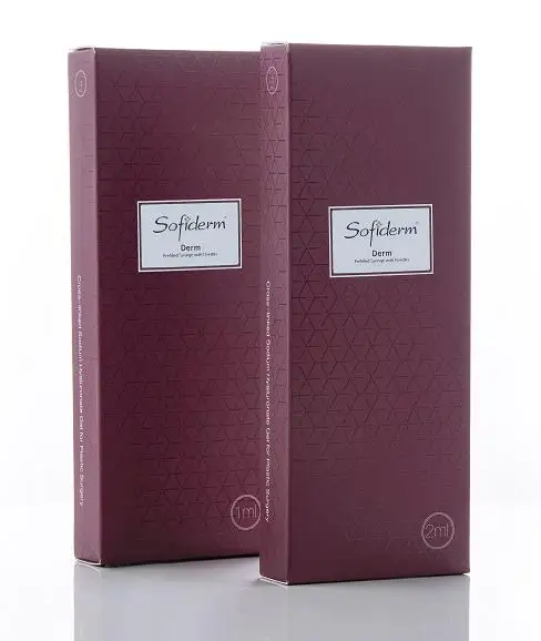 Sofiderm deep 1ml facial filler cross linked hyaluronic acid gel injections