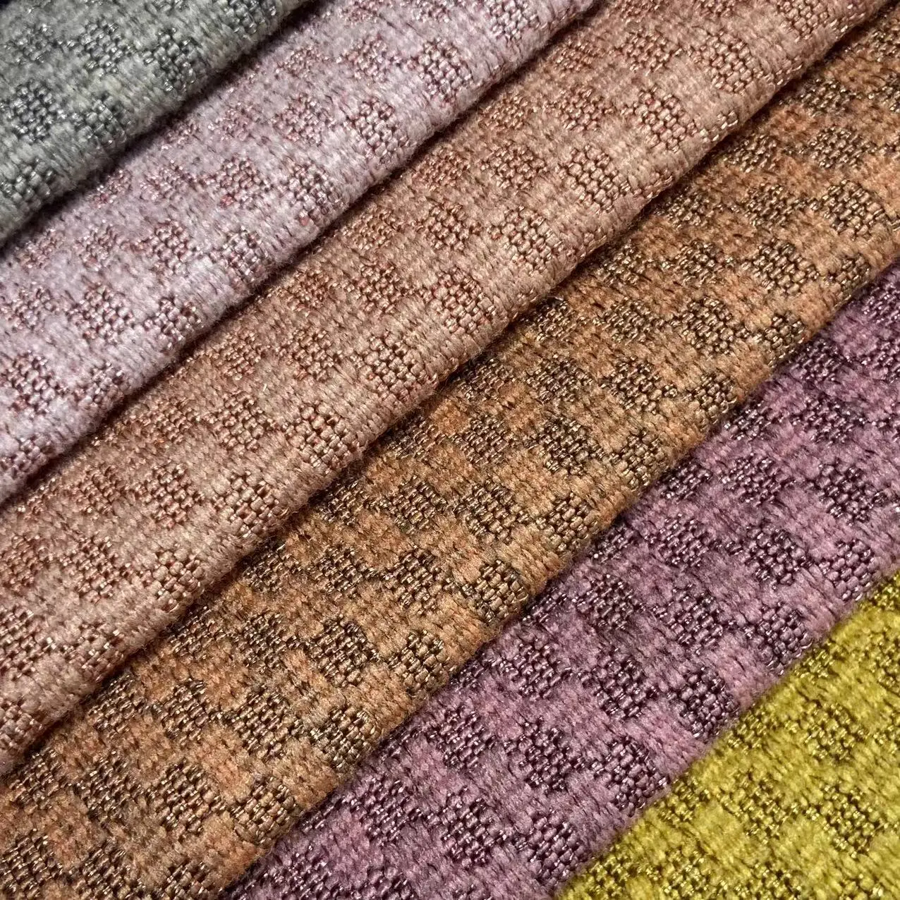 China supplier wholesale 100%polyester velvet linen look new most popular feels like cotton for sofa fabric