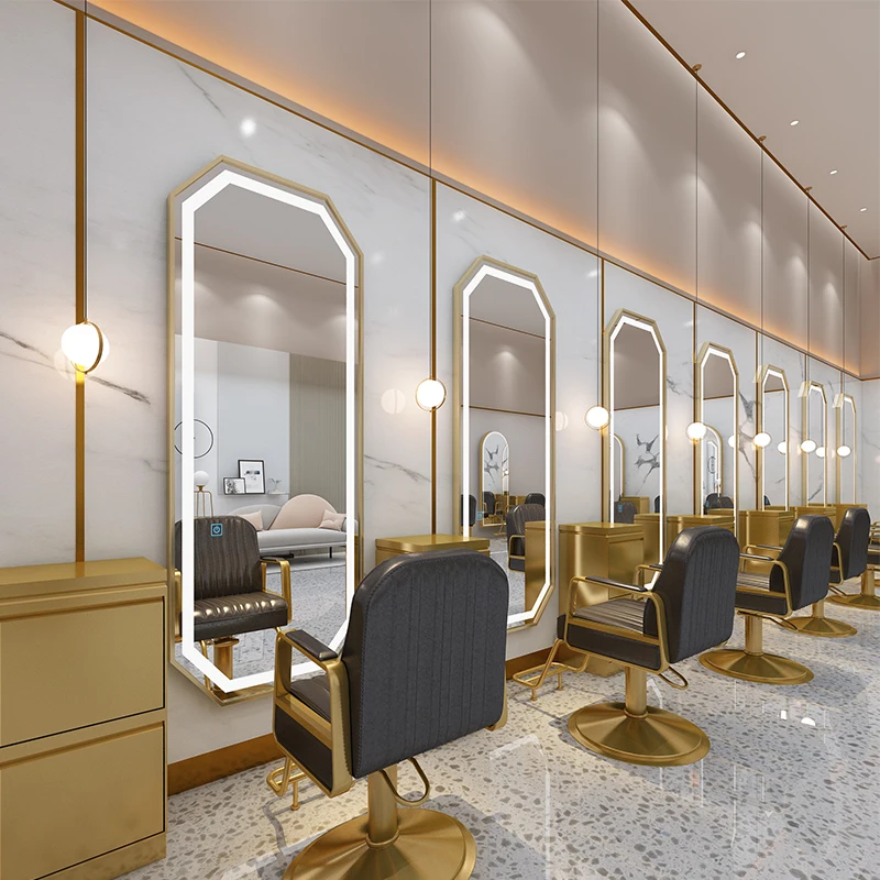  Салонная станция для волос зеркало coiffeur miroir фотообои всего тела длинные зеркальные зеркала