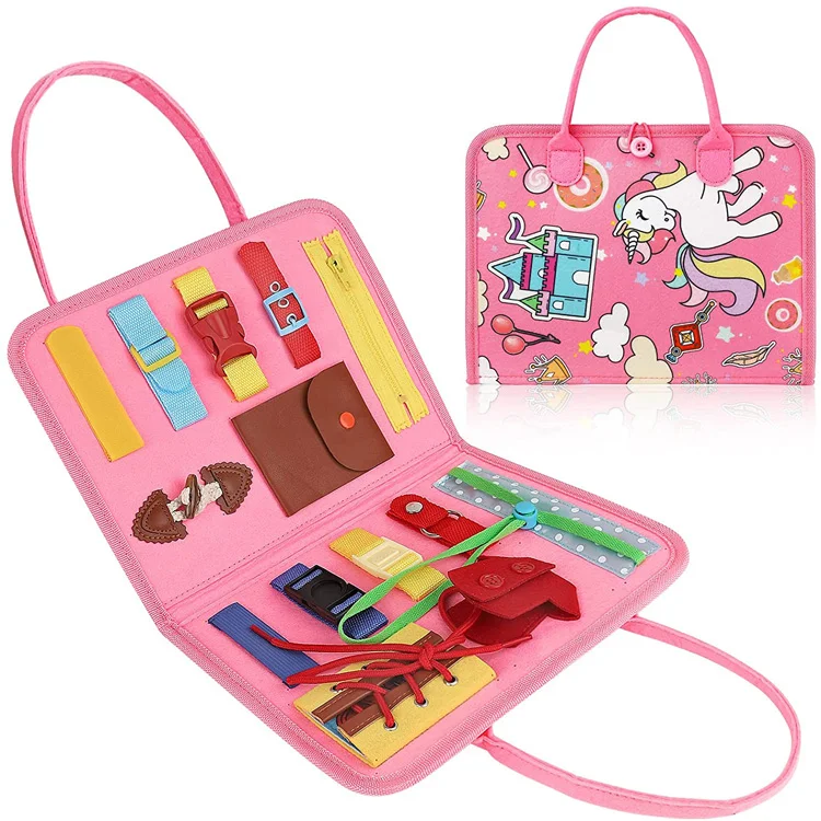 Бесшумная тканевая книга с отрывной ручкой, не сломалась, детская головоломка для раннего развития, игрушки для мелкого развития, войлочные занятые обучением