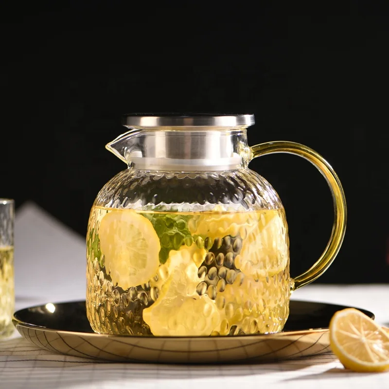 High temperature resistant glass INS large capacity heat proof and explosion-proof cooling kettle for teapot