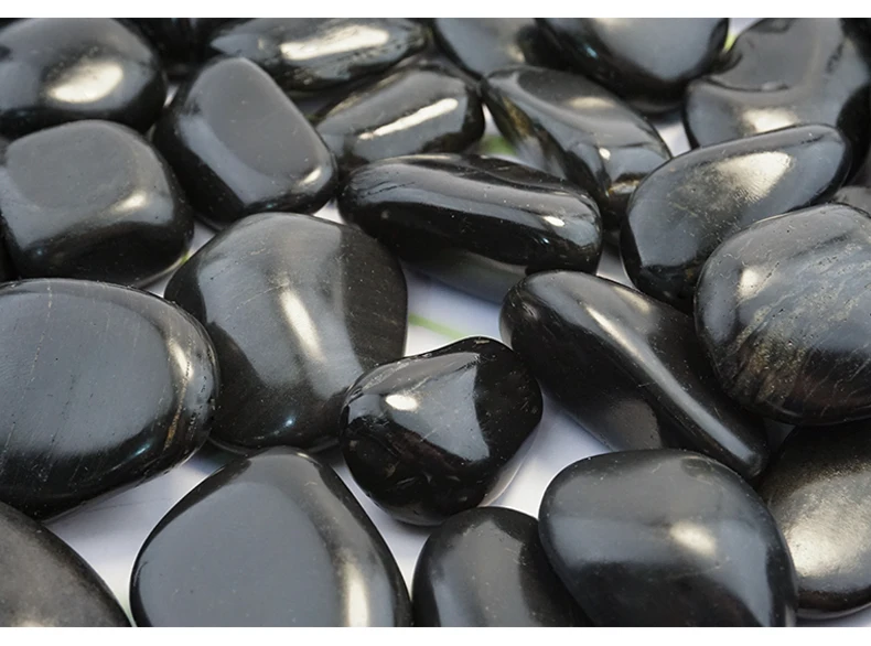 High polished pebble stone factory direct black pebble stone garden stone with good quality