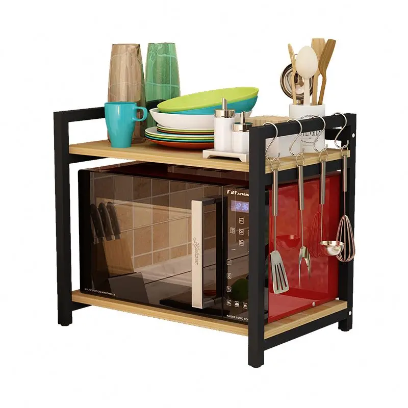 
Kitchen Living Room Light Duty Home Free Metal Racking Floor Storage Shelves 