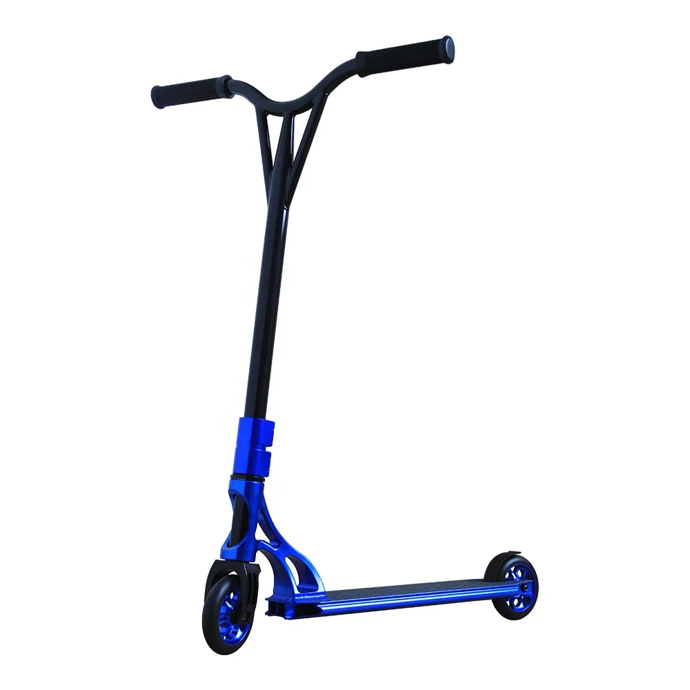 Wholesale aluminum Neo Chrome Blue 110mm Freestyle Pro Scooter Stunt Scooters for sale