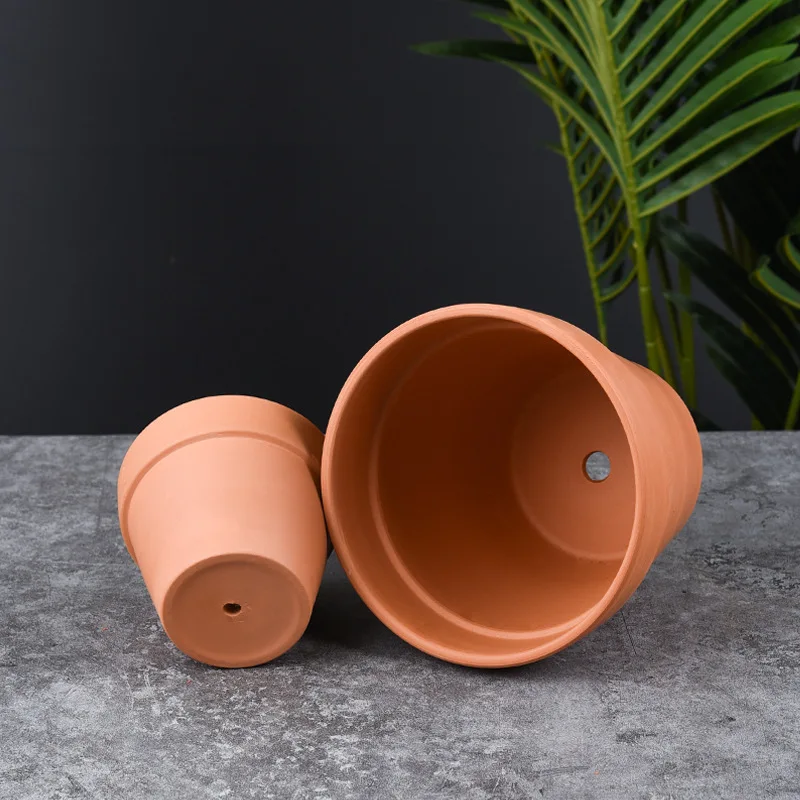 Hot Sale Classical Garden Plastic Indoor Planter Terracotta Flower Pots Ceramic pot