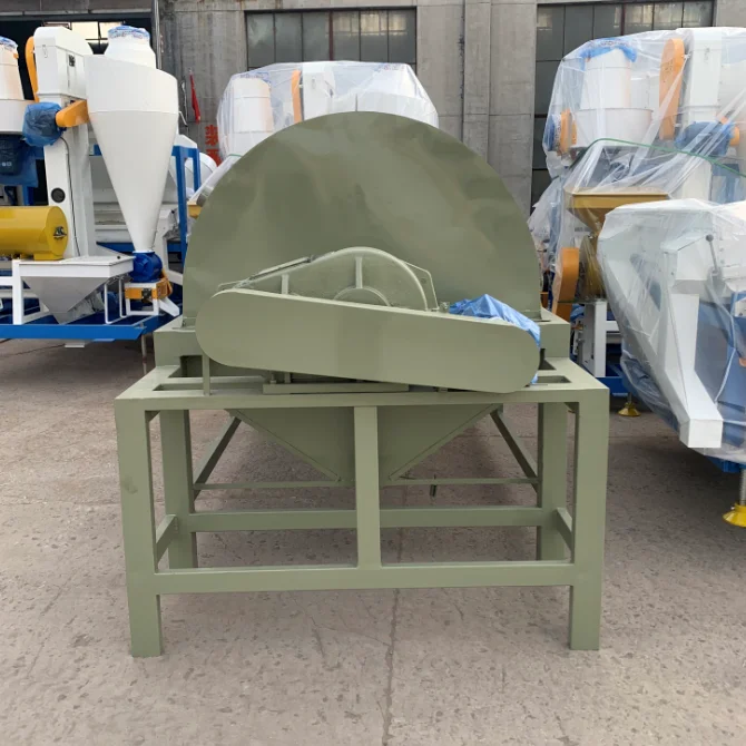 Pigeon food polishing and mixing machine