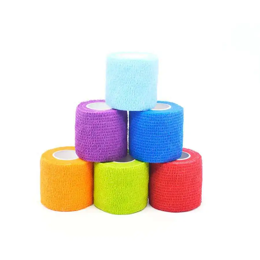 Vet Wrap Waterproof Colored Cohesive Elastic Bandage