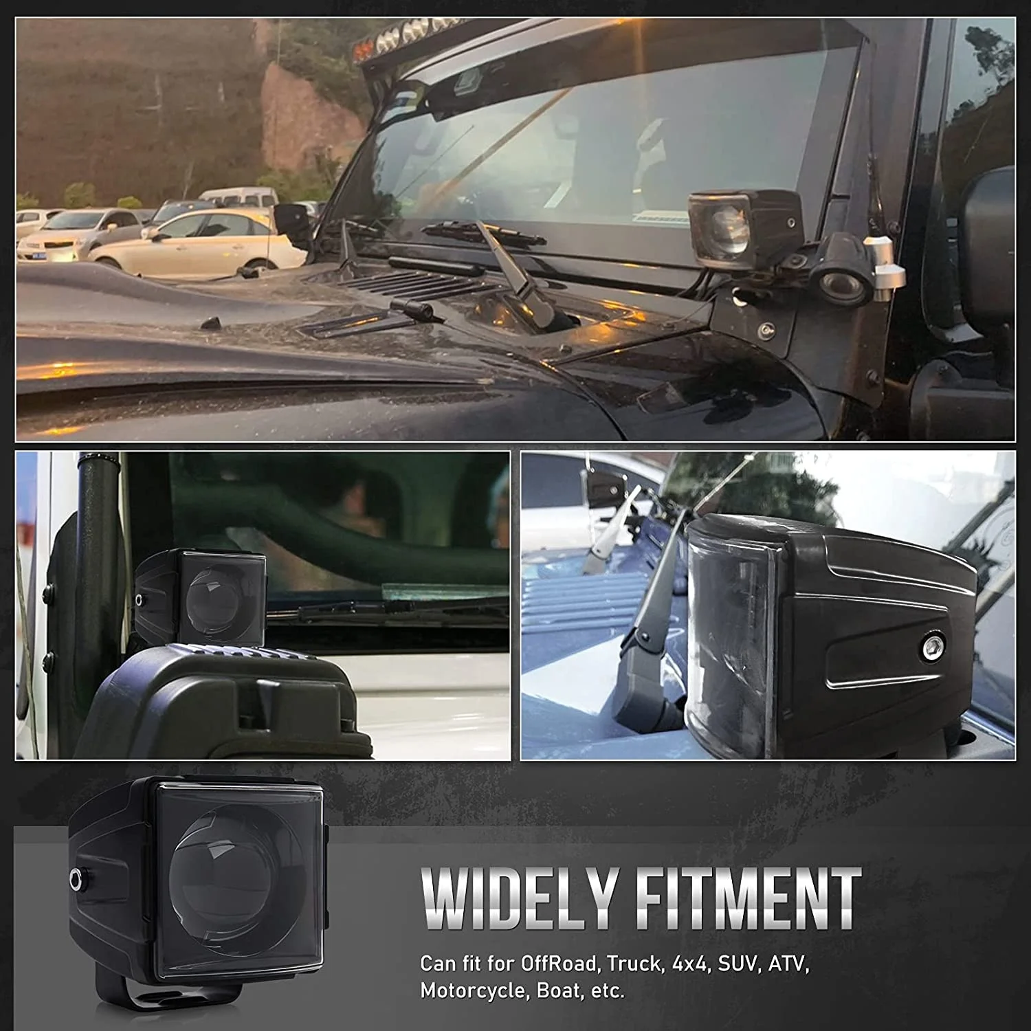 6000k 6D  Elliptical Lens Led Driving lights Factory wholesale 4 Inch 40W 4000LM technical Cooling System Offroad Led Work Light