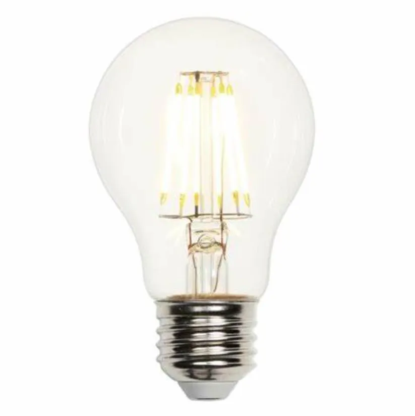 Оптовая продажа на заказ A60 E27 2200K 2700k 4000k 120v 230v Edison прозрачная декоративная лампа накаливания