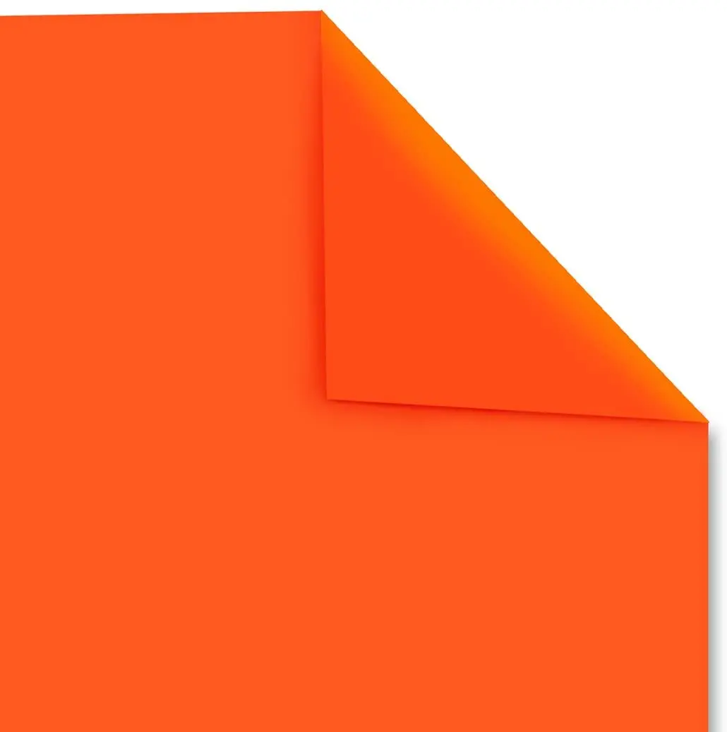 Wholesale Bright Colored Contact Paper Art Neon Color Paper Colorful Fluorescent Paper