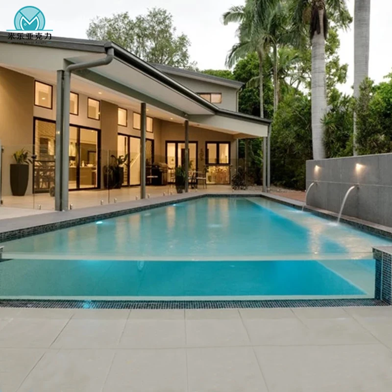 Low price direct selling clear glow in the dark acrylic sheet for swimming pool