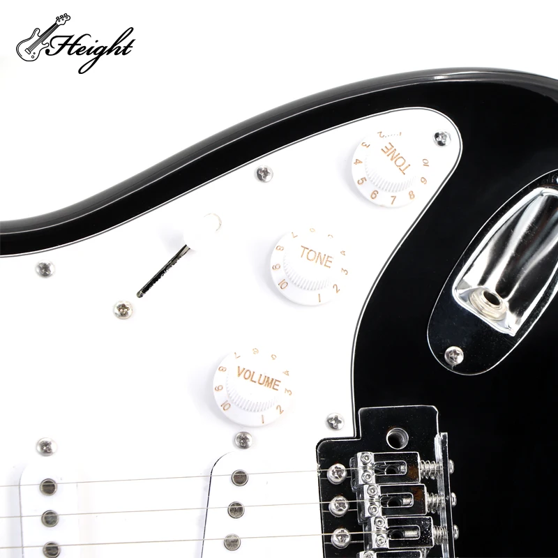 High Quality Factory Solid Wood Cheap Colorful Electric Guitar With Pickup