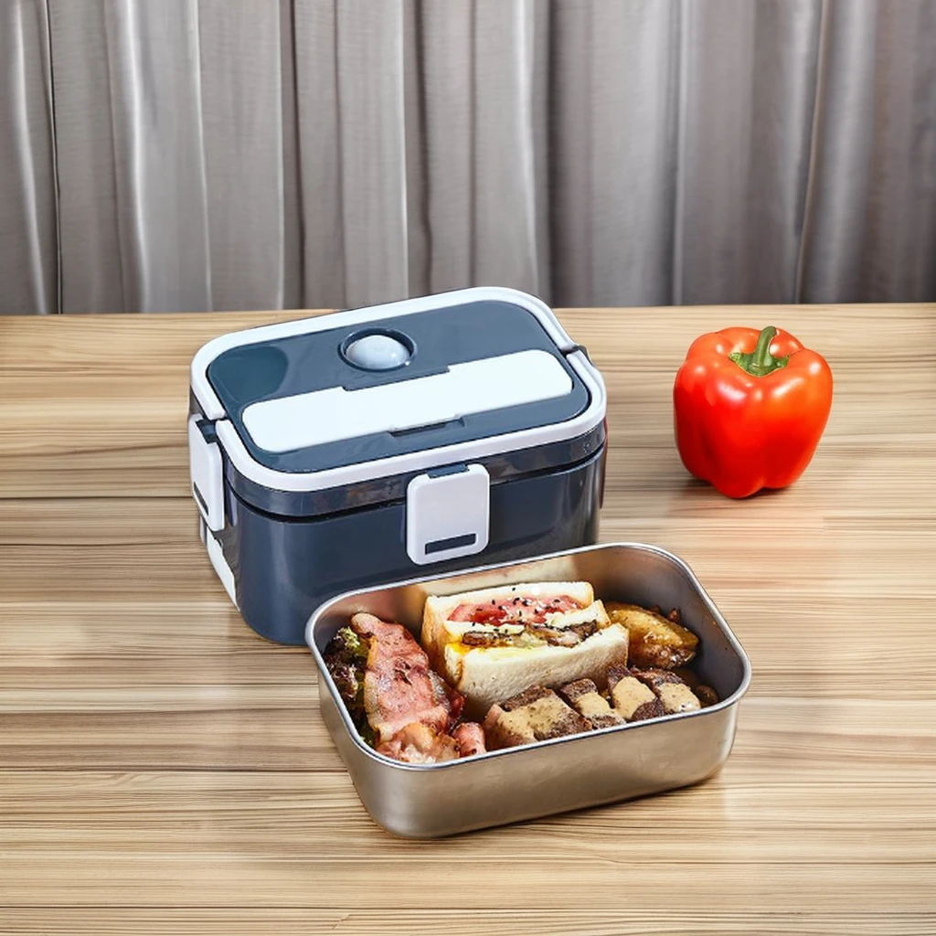 Factory AOHEA New Bpa Free Kid Food  Meals Preservation Restaurant Fresh 80w Heated Portable Heater Usb Container