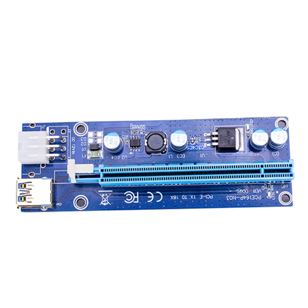 Высококачественный PCI Express адаптер Pcie Riser Ver 009s 1x до 16x 009 расширитель