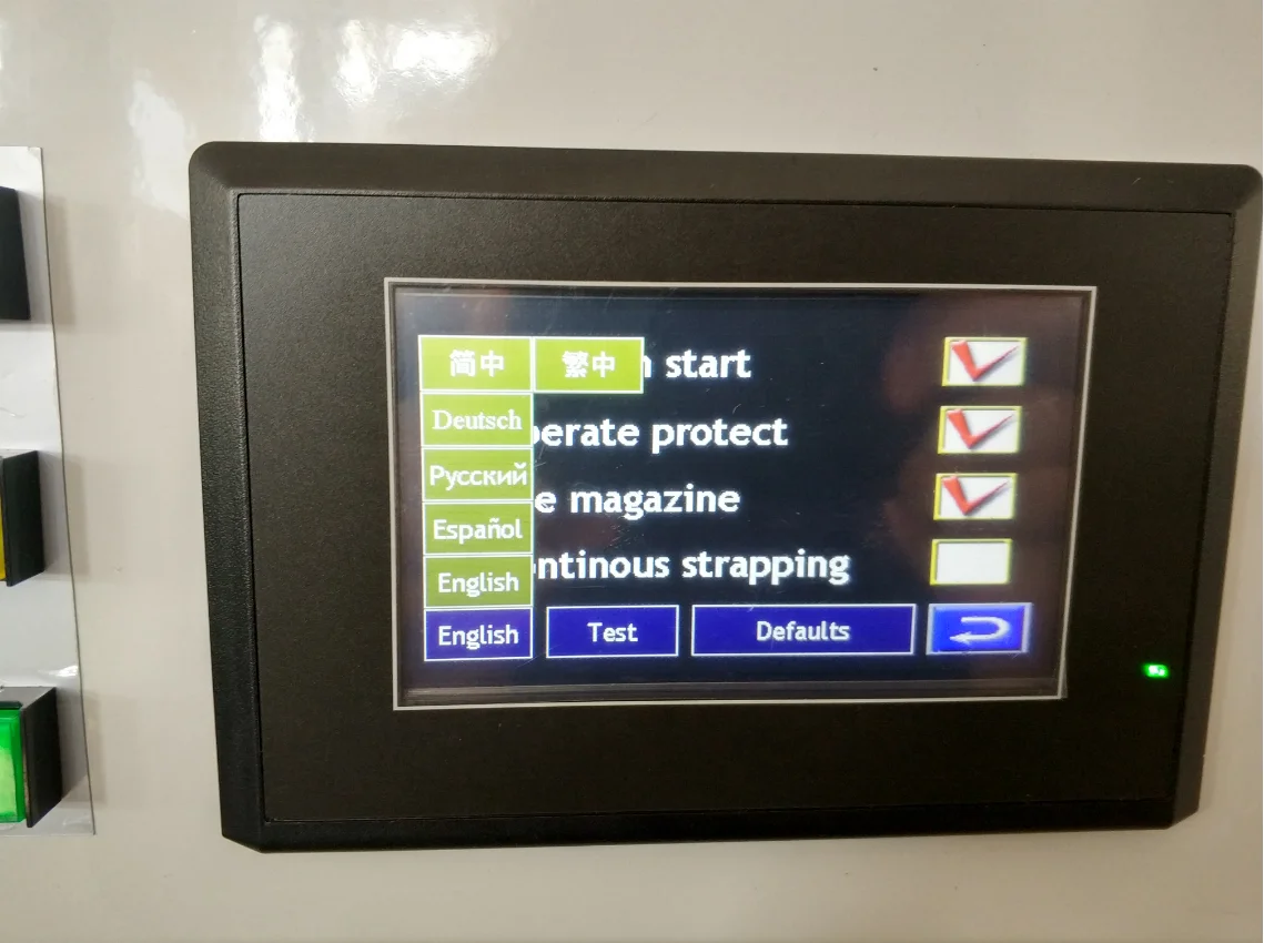 floor type automatic paper banding machine,plastic opp film banding machine