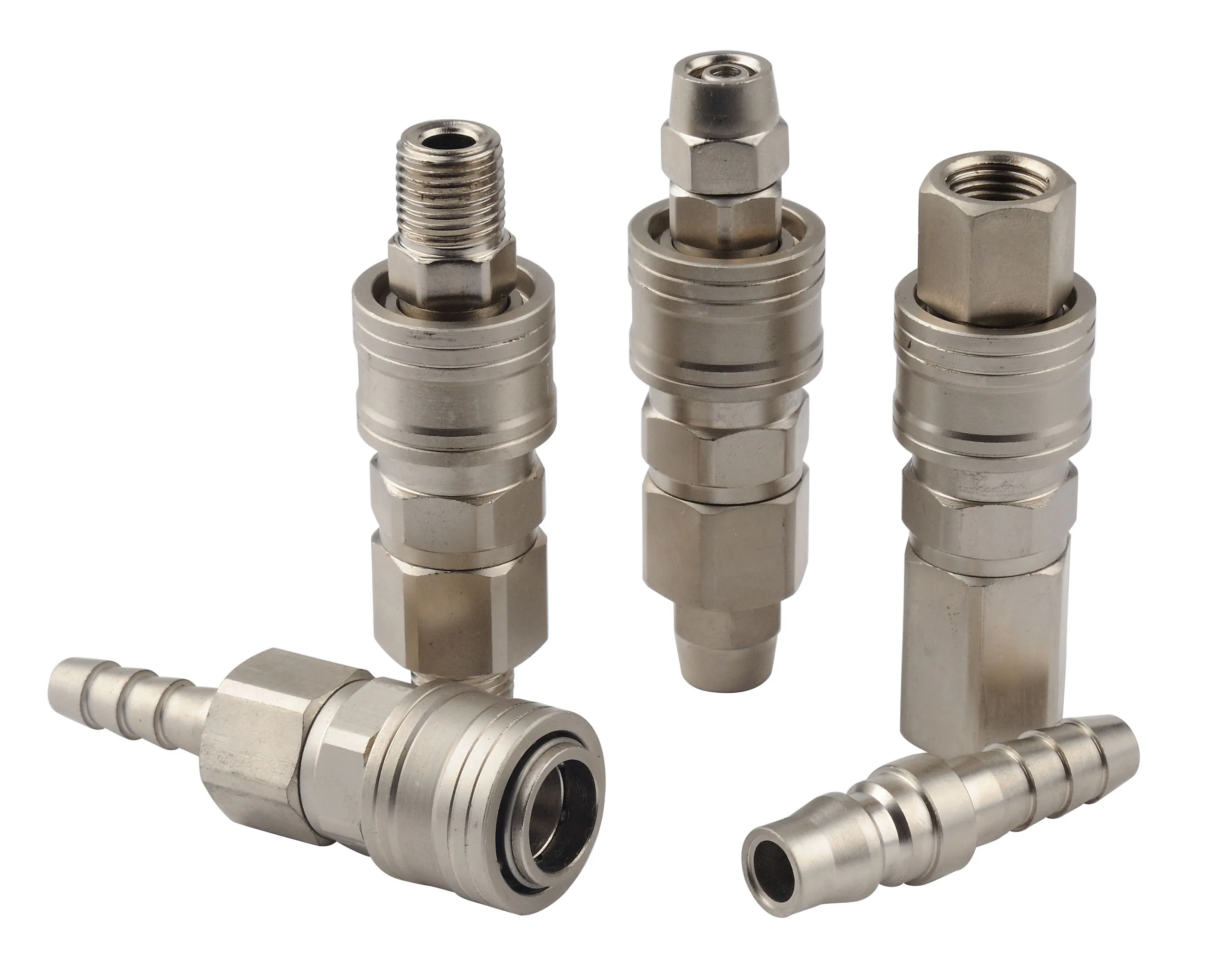 Japanese type pneumatic quick release coupler