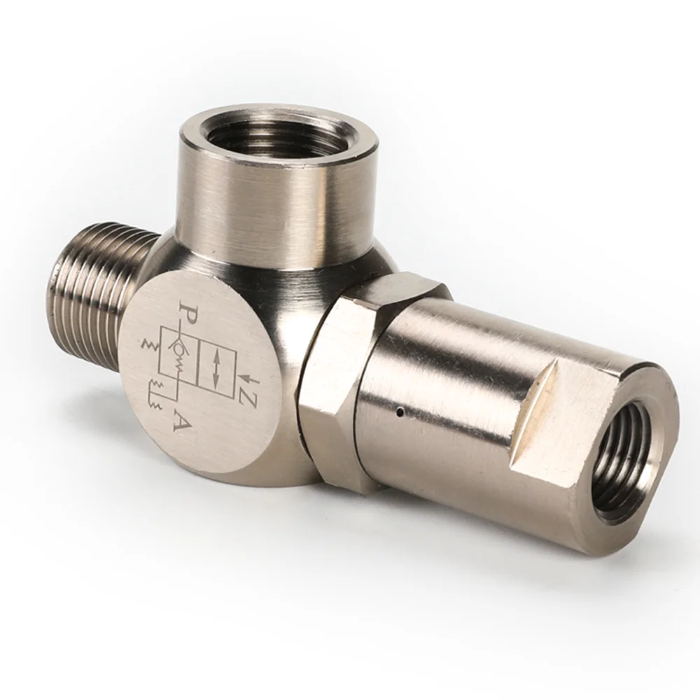 Pneumatic pressure holding air induction check valve Pneumatic control one-way safety valve PCV06/08/10/15PC02