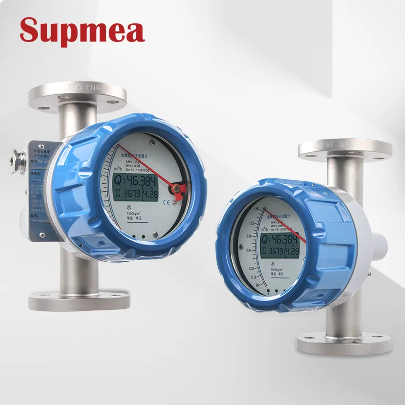 Dual-line Display Float Flow meter Metal Tube gas Rotameter