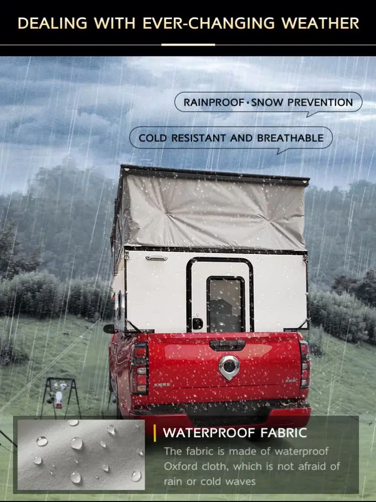 Solid House On D Max Usato Bed Slide offroad Brand New Pick Up Truck