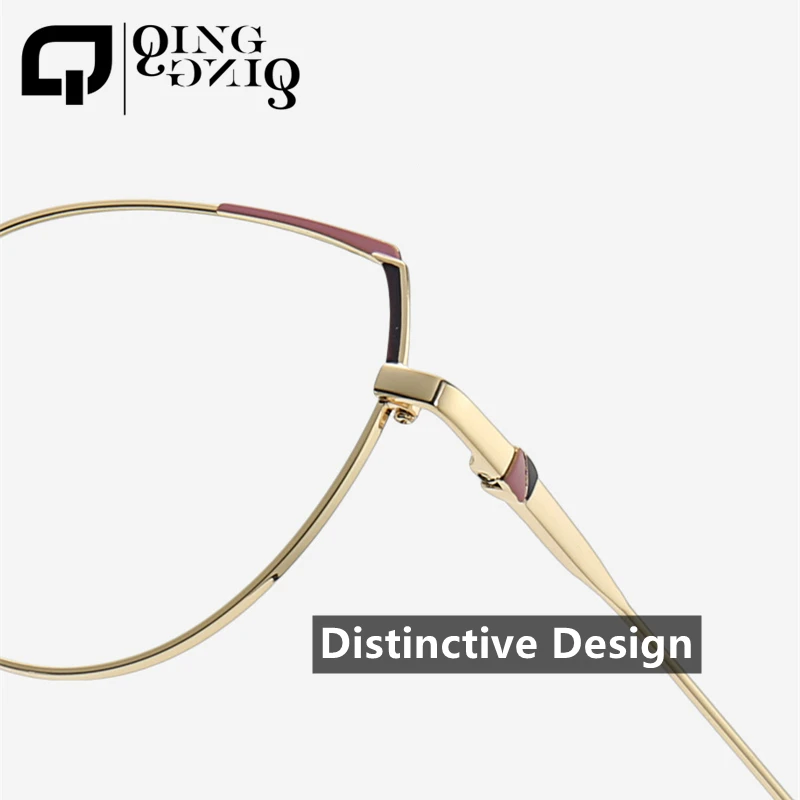 durable anti blue light spring hinge metal gold black circle irregular montures optiques en gros  spectacle frames for women