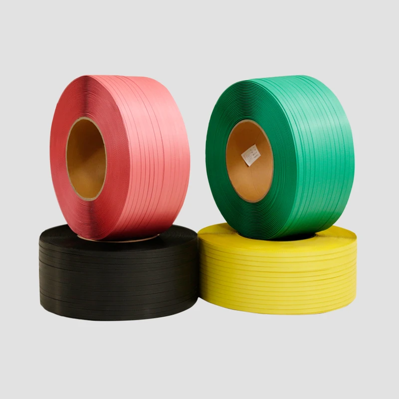 Zuncho plastico precio de polipropileno rollo Fleje plastico 12 mm para flejar cajas