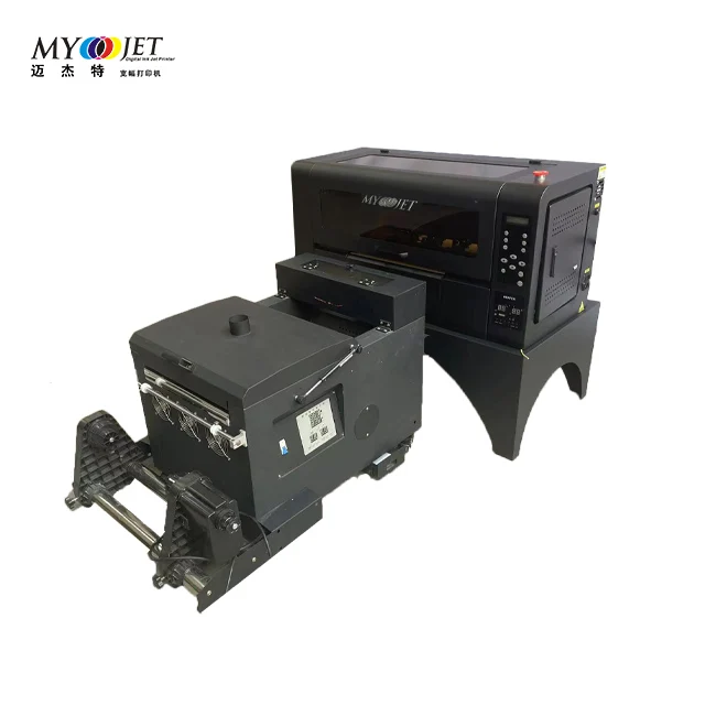 Dual Head Xp600 цифровой Dtf принтер 60 см A1 A2 A3 ПЭТ пленка офсетная футболка печатная Машина Шейкер Порошок