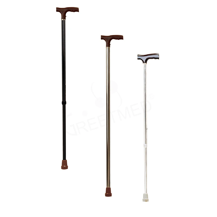 Лучшая цена антиударная походная телескопическая медицинская трость регулируемая для пожилых