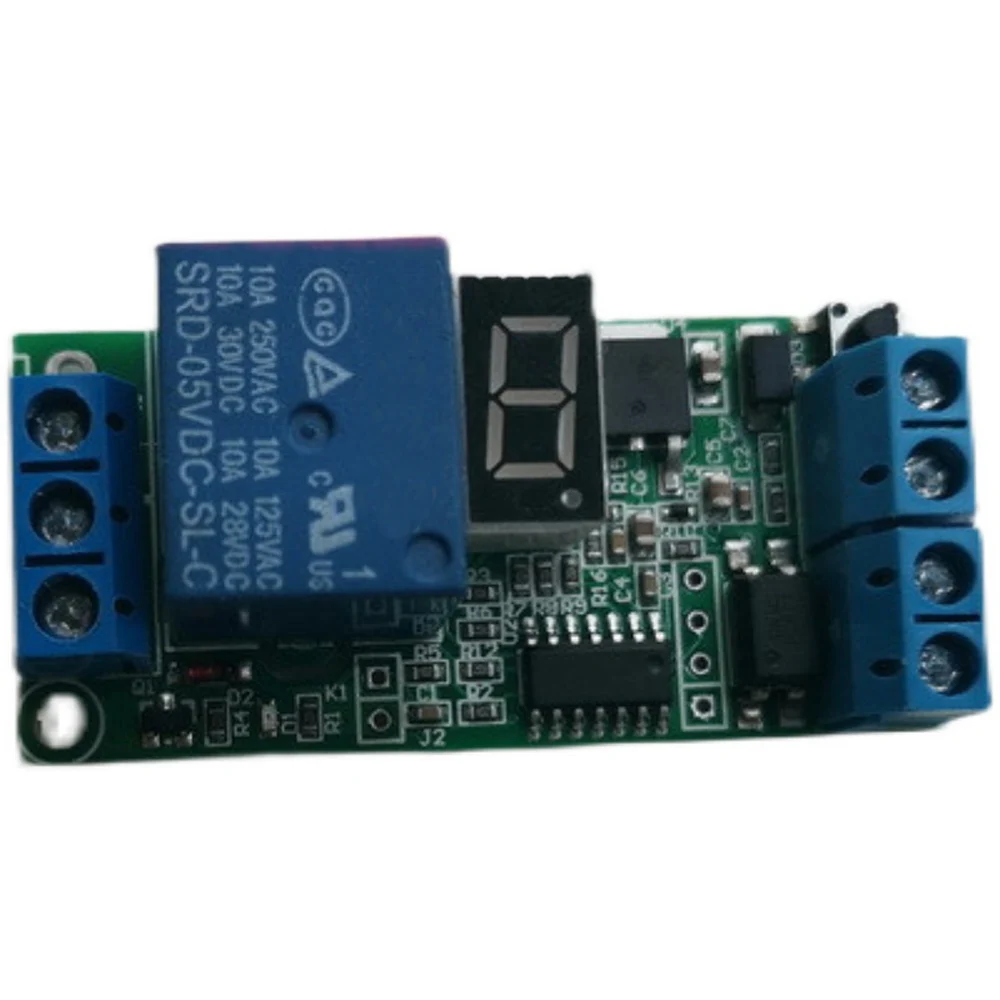 Taidacent DC 6V 12V 24V Digital Led Display Time Delay Relay Module Electrical Timer Switch Trigger Time Delay Relay Switch