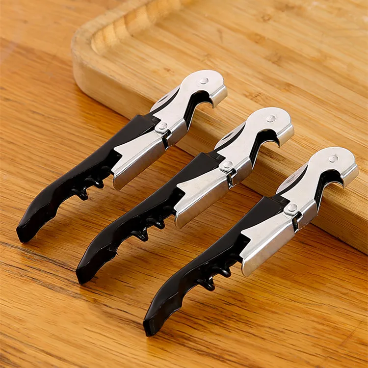 Wholesale Stainless Steel Professional Folding Metal Folding Corkscrew Wine Bottle Opener