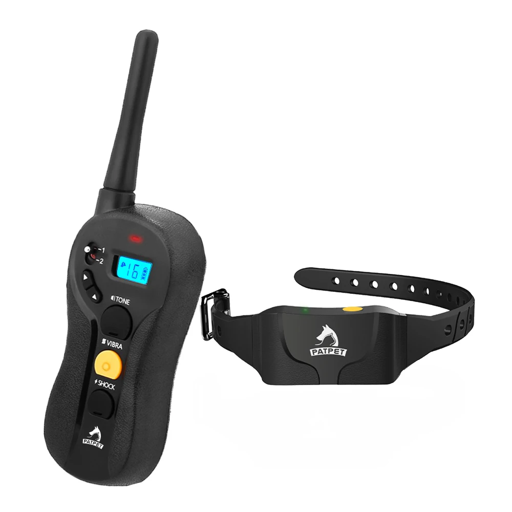 Top Selling  Products Dog Anti-bark Led Dog Collar Collar Device Rechargeable For Dogs Remote Training Collar