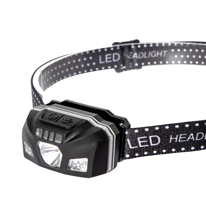 Oem Camping Fishing Spot Waterproof Headlamp Usb Rechargeable Led Mini Head Lamp with battery indicators
