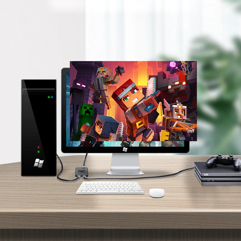 VCOM 4K 60 Гц многопортовый DisplayPort 1 2 в двунаправленный переключатель выхода и выход DP