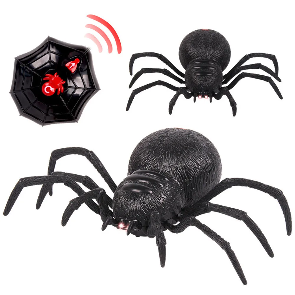 Cartoon Animal Remote Control 2 Channel Car Simulation Kids Children Joke Spider Toy Rc