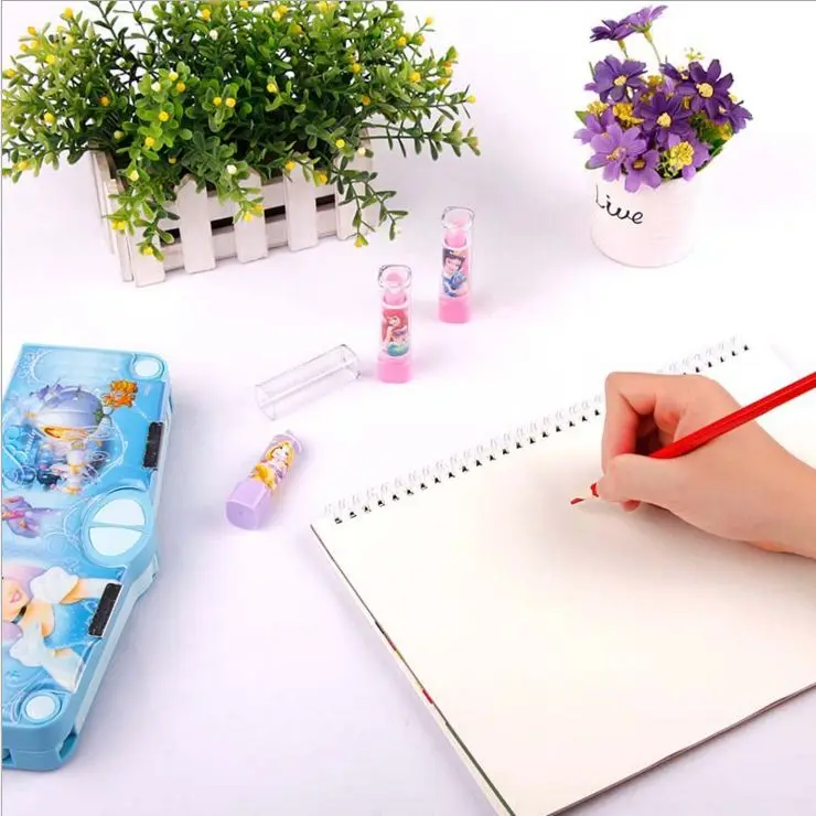 Новинка, Ластики для губной помады для девочек, красочный резиновый ластик для детей, игрушка, ластик для офиса, школьные принадлежности, модные канцелярские принадлежности