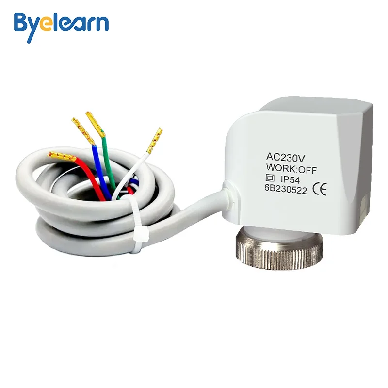 M30x1.5mm normally closed normally open electric thermal actuator four-wire