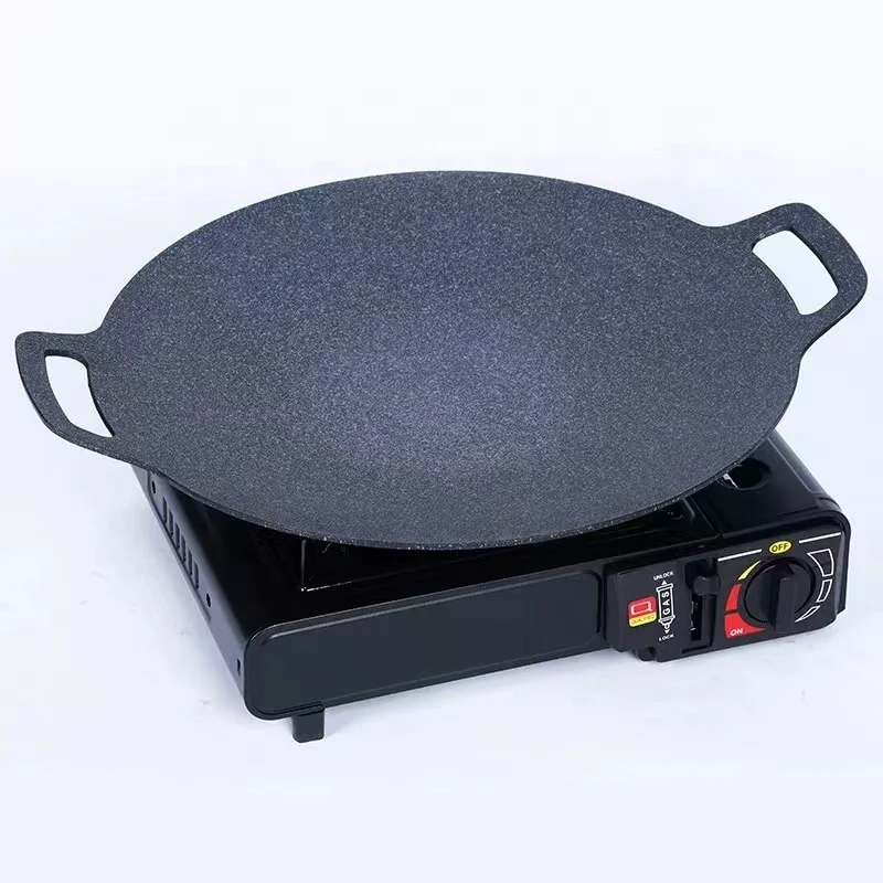 Wholesale Bbq Grill Cooker Outdoor & Indoor Portable Butane Camping Gas Stove With Grill Pan