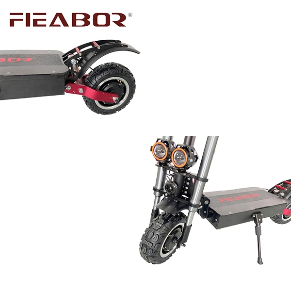 New Arrival 11 inch Electric Scooter 5600w Powerful Adult 60V Lithium Battery Folding Motorcycle Scooter with Dual Motor