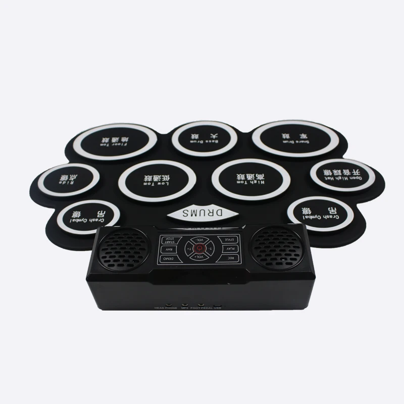 Fashion portable musical instruments bateria electronica electronic drum set cymbals