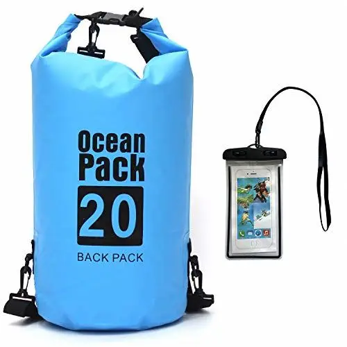 Nylon waterproof dry bag polyester PVC bag for Beach Boating Hiking Camping Fishing Outdoor