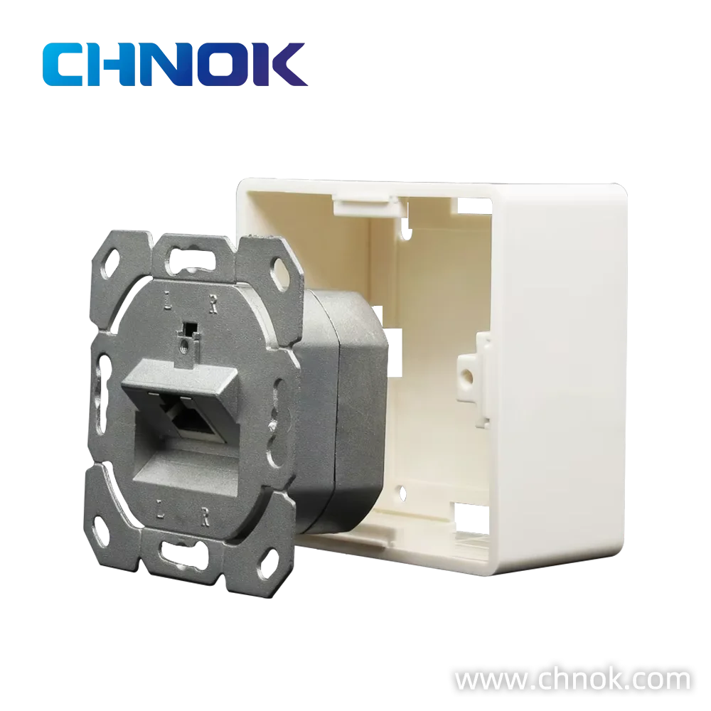 CAT6 shielded IDC (LSA) outlet x 1 port