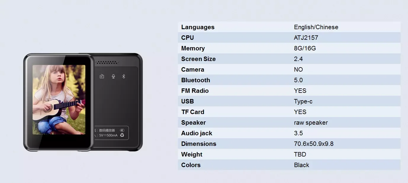 Cheap Mp3 Players in Small Size Mini MP3 Player with Recording FM Radior WIFI Blue tooth free download apps