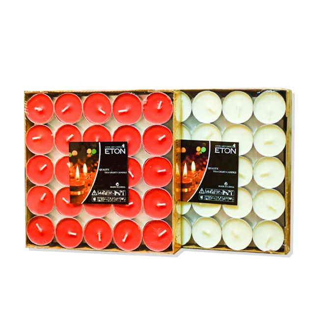 Best price tealight candle stock from factory with 2 Hour extended burn time, 50 pack