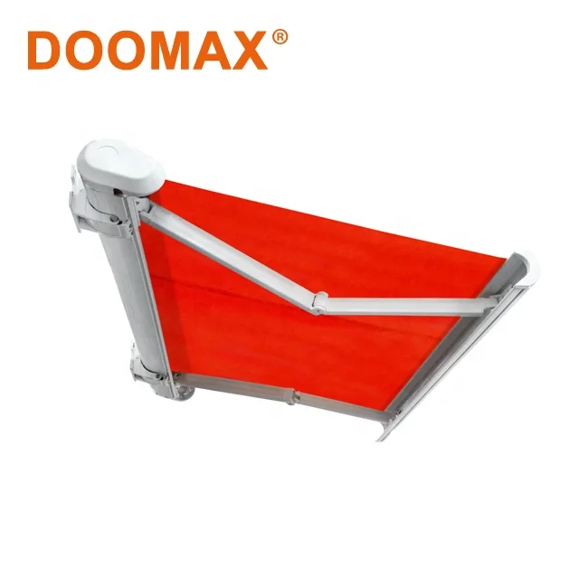 Anti-UV Black Cassette Motorized Retractable Awning Canopy