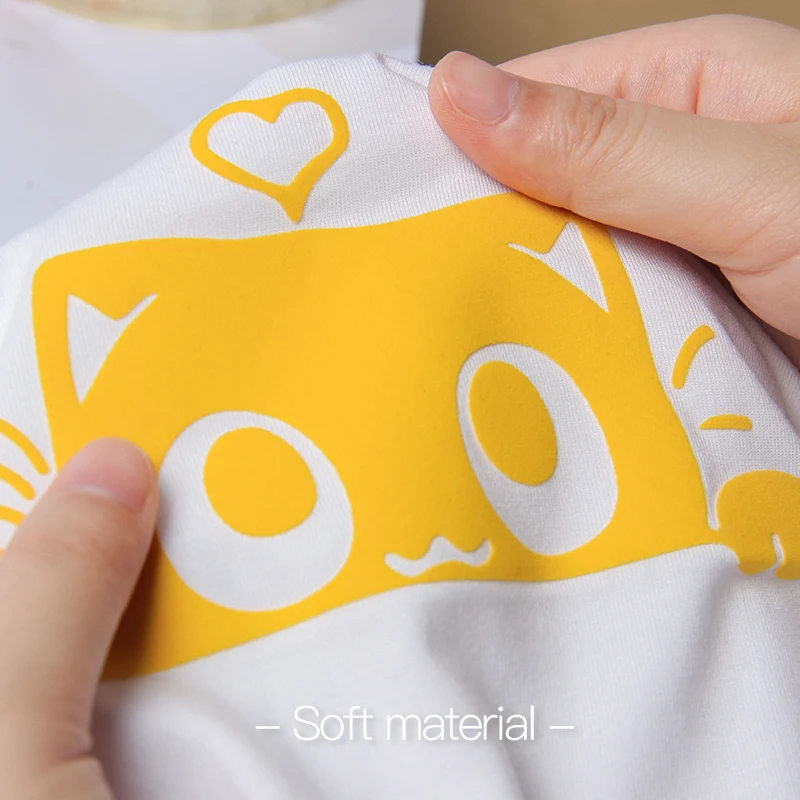 Free Sample Custom Flex Flock Htv Rolls Heat Transfer Press Vinyl For T Shirt Fabric