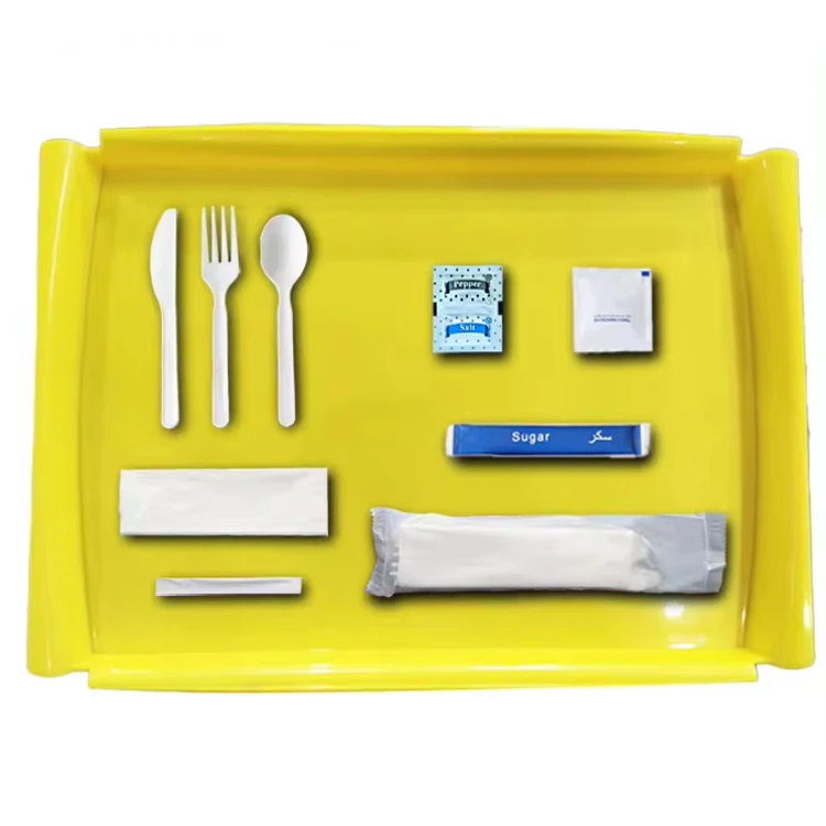 atlas tray food grade plastic inflight on board catering service aircraft meal